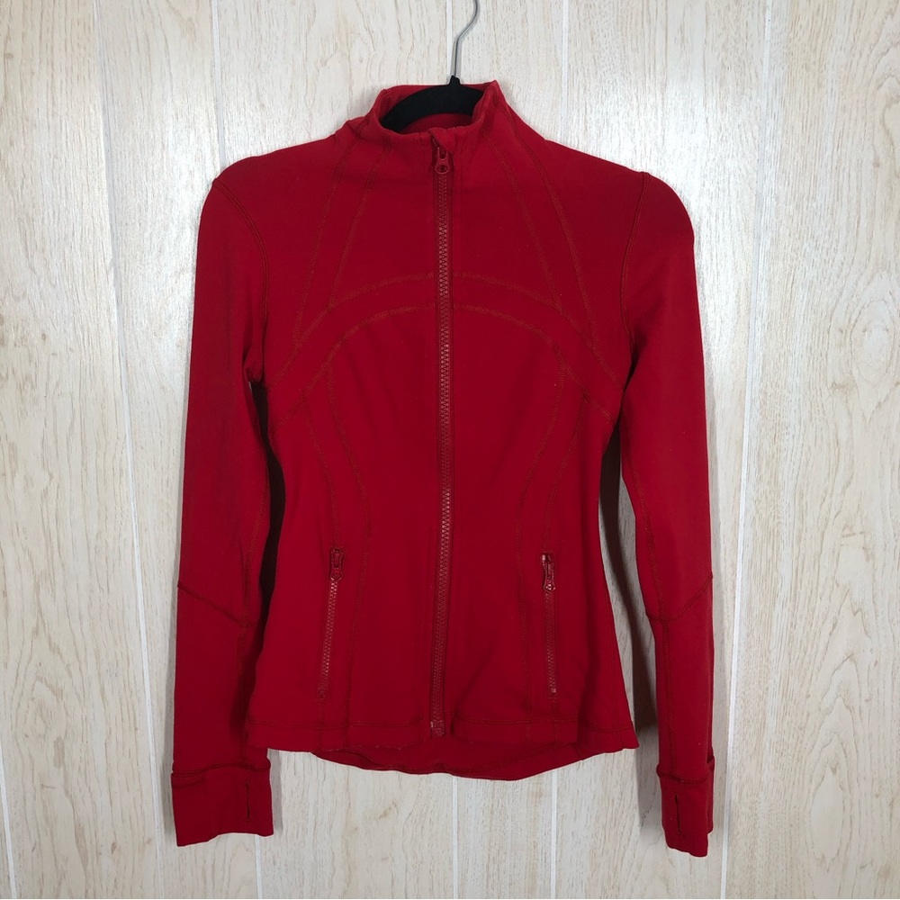 Lululemon Red Define Jacket - Picture 3 of 8